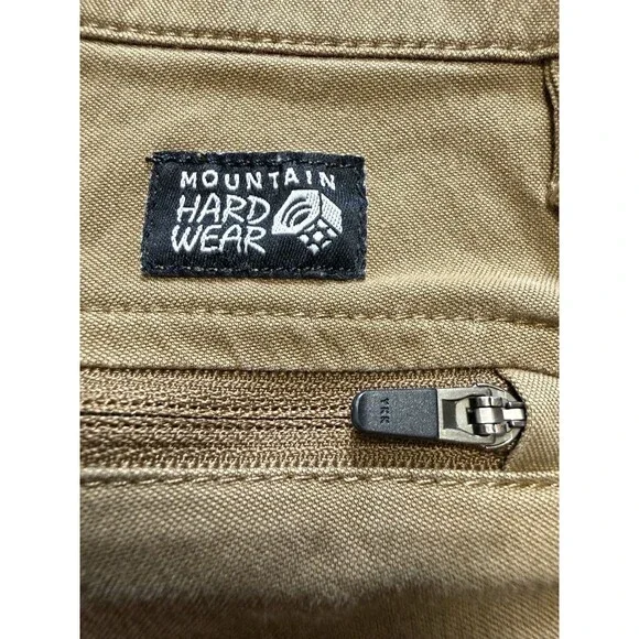 New- Mountain Hardwear Basin Trek Pant Men’s 34x32 Brown Outdoors Hiking Stretch - Picture 7 of 7